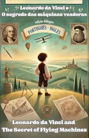 Leonardo da Vinci e o segredo das máquinas voadoras: edição bilíngue: português / inglês - Augusto  da Rosa