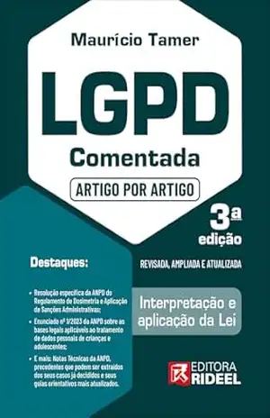 Capa do livro LGPD – Comentada Artigo por Artigo – 3ª Edição (2024) - Maurício Tamer