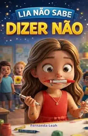 Capa do livro LIA NÃO SABE DIZER NÃO (Coleção Lia e Nico – Livros infantis) - Fernanda Leah