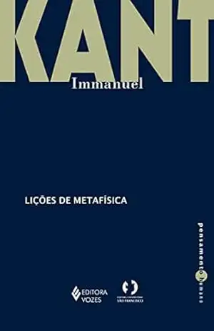 Capa do livro Lições de metafísica (Pensamento Humano) - Immanuel Kant