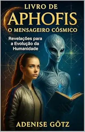 Capa do livro Livro de Aphofis O Mensageiro Cósmico: Revelações para a Evolução da Humanidade - Adenise Götz