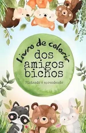 Livro de colorir amigos animais – Monica Oliveira