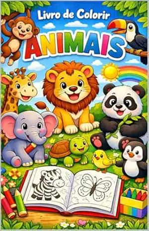 Livro de Colorir: Animais (Livros de colorir 1) - David Hara