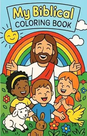 livro de colorir com historias biblicas para crianças: livro para crianças – JUAN ALVARES