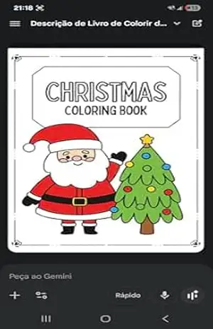 Capa do livro Livro de Natal para Colorir - Mateus  Martins