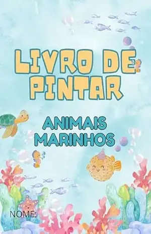 Livro de Pintar: Animais Marinhos - Lucia Branco Livro de Pintar: Animais Marinhos - Lucia Branco