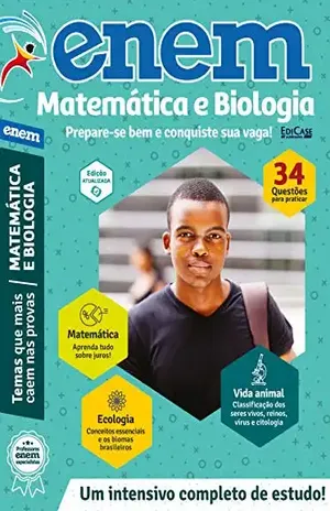 Capa do livro Livro Enem 2019 Ed. 03 – Matemática e Biologia - EdiCase Publicações