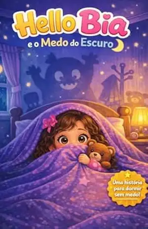 Capa do livro Livro Infantil Hello Bia e o Medo do Escuro: Uma História para Dormir Sem Medo (Rotina e Bons Hábitos 2) - Hello Bia