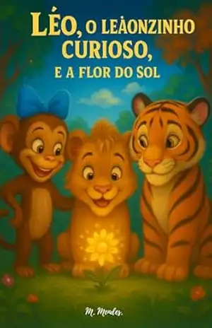 Livro Infantil – Léo: O Leãozinho Curioso e a Flor do Sol – M. Mendes