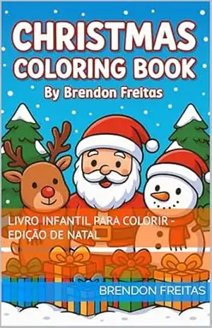 Capa do livro Livro infantil para Colorir – Edição de Natal - Brendon Freitas