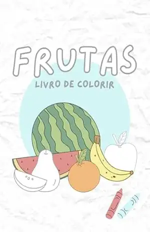 Livro para colorir de frutas simples – Mateus Silva