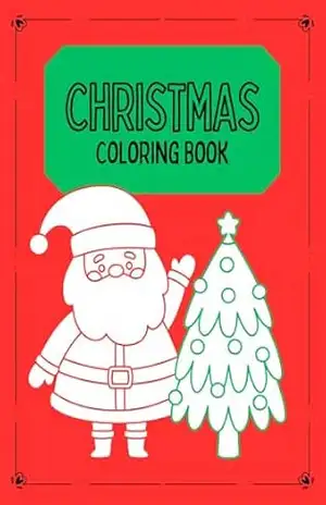 Capa do livro Livro para colorir de Natal - Raphaela faria