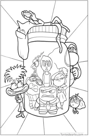Livro para colorir: Divertidamente 2 – Rafaela  Rodrigues