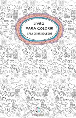Capa do livro Livro para colorir: Sala de brinquedos - Nailey Creative