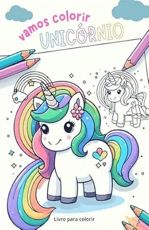 Capa do livro Livro para colorir: Unicórnio - Agnes Romeu