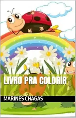 Capa do livro livro pra colorir - MARINES CHAGAS