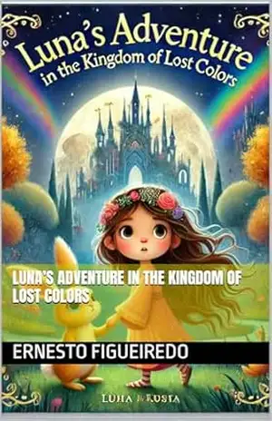 Capa do livro Luna’s Adventure in the Kingdom of Lost Colors - Ernesto Figueiredo