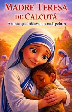 Capa do livro MADRE TERESA DE CALCUTÁ: A Santa que cuidava dos mais pobres (PEQUENOS SANTOS, GRANDES HISTÓRIAS) - FG LEAH