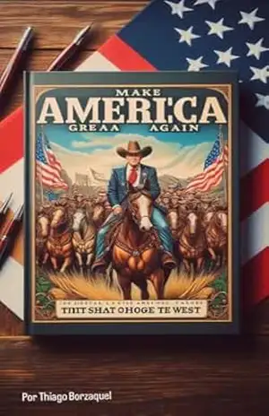 Capa do livro Make America Great Again: O Renascimento dos Valores que Moldaram o Ocidente - Thiago Borzaquel