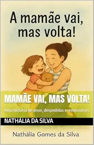 Capa do livro Mamãe vai, mas volta!: Uma história de amor, despedidas e reencontros. - Nathália da Silva