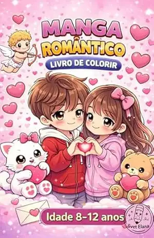 Manga Romântico – Livro de Colorir – Svet Elana