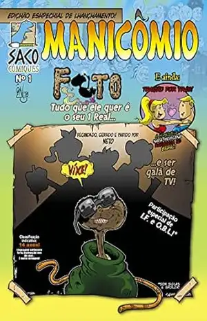 Capa do livro Manicômio nº 1 | Exclusivo em eBook. - Neto