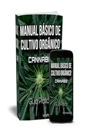 Capa do livro Manual Básico de Cultivo Orgânico de Cannabis - Marcus Junior