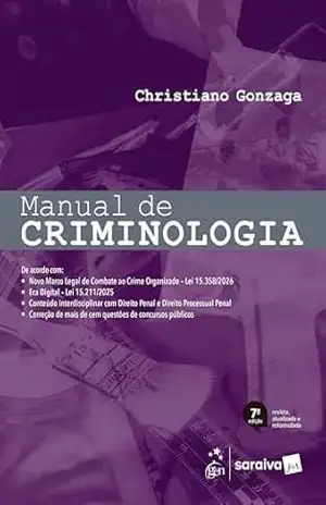 Manual de Criminologia – 7ª Edição 2026 – Christiano Gonzaga