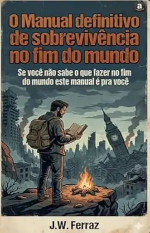 Capa do livro MANUAL DEFINITIVO DE SOBREVIVÊNCIA NO FIM DO MUNDO - John Weslley Ferraz Marques