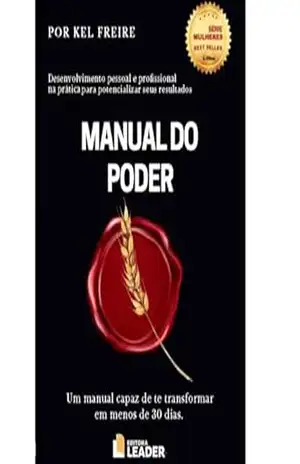 Capa do livro Manual do Poder - Kel Freire