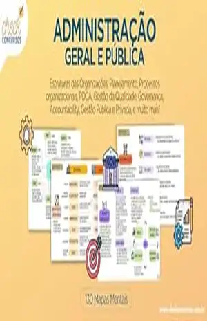 Capa do livro Mapas mentais de Administração Geral e Pública (Mapas Mentais para Concursos Públicos) - Check Concursos