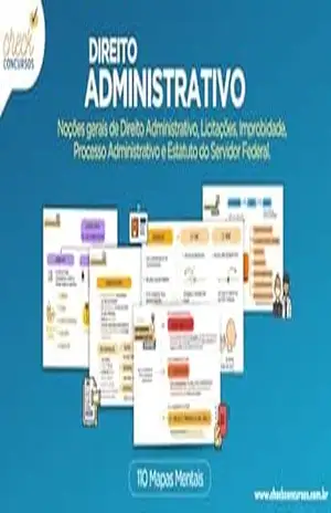 Capa do livro Mapas Mentais de Direito Administrativo (Mapas Mentais para Concursos Públicos) - Check Concursos