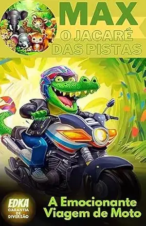 ''Max, o Jacaré das Pistas '': A Emocionante Viagem de Moto - Edka Alves