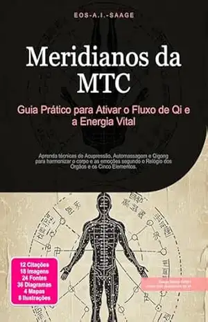 Meridianos da MTC: Guia Prático para Ativar o Fluxo de Qi e a Energia Vital (Medicina Tradicional Chinesa Livro 1) – Eos A.I. Saage