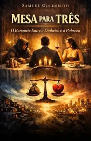 Capa do livro Mesa Para Três: O Banquete Entre o Dinheiro e a Pobreza - Samuel Goldsmith