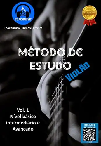 Baixar Metodo de estudo de violão: Vol. 1 Nivel basico, intermediario e avançado (Volume 1 Metodo de Estudo de violão) pdf, epub, mobi, eBook