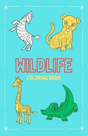 Meu Livro de Animais para Colorir: Atividade Criativa, Educativa e Divertida para Crianças Pequenas – David da Silva
