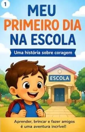 Meu Primeiro Dia na Escola: Uma História Infantil Sobre Medo, Coragem e Amizade para Crianças (Pequenas Lições, Grandes Valores) - LUIS Antonio