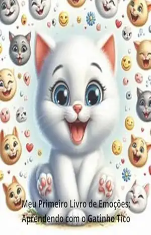 Capa do livro Meu primeiro livro de emoções: Aprendendo com o gatinho Tico - Ebooks Criativos