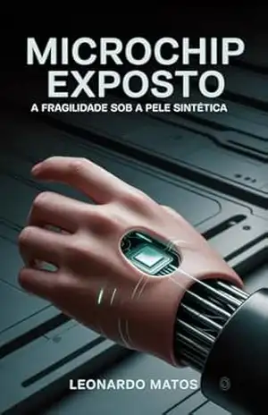 Capa do livro Microchip Exposto – A Fragilidade Sob A Pele Sintética - Leonardo Matos