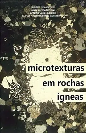 Capa do livro MICROTEXURAS EM ROCHAS ÍGNEAS - Caio Tavares