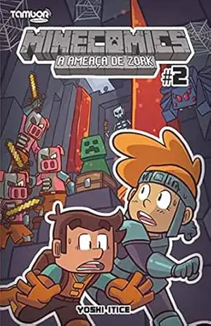 Capa do livro Minecomics: A Ameaça de Zork Ed. 02 - 4 See Comunicações LTDA