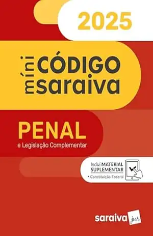 Capa do livro Minicódigo Penal e Costituição Federal – 31ª Edição 2025 - Saraiva