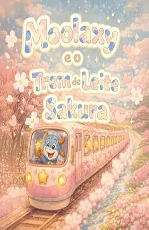 Moolaxy e o Trem de Leite Sakura: Uma doce aventura de primavera na Estrela de Leite (moolaxy (edição em português) Livro 5) – Shigeki ito