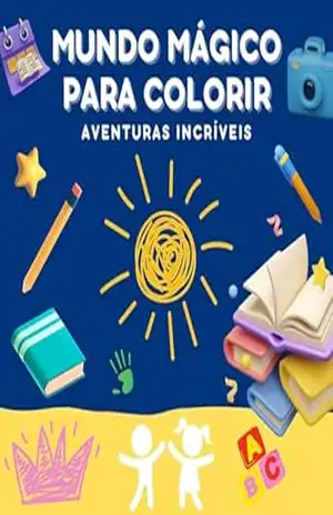 Capa do livro Mundo Mágico para Colorir: Livrinho para colorir - Viral Venture Studio
