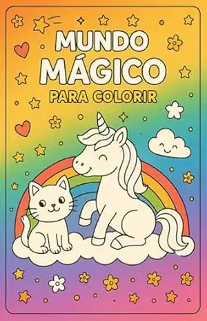 Capa do livro Mundo mágico para colorir - Patricia Garcia Araujo