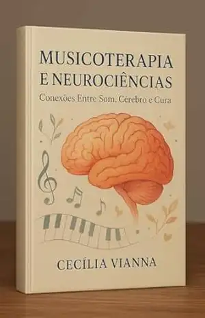 Capa do livro Musicoterapia e Neurociências: Conexões entre Sons Cérebro e Cura - Cecília  Rodrigues de Carvalho Vianna Dias