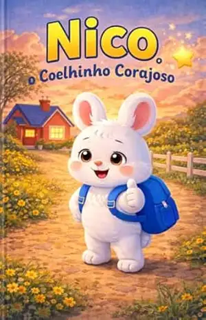 Nico, o Coelhinho Tímido na Escola Nova - Cantinho infantil