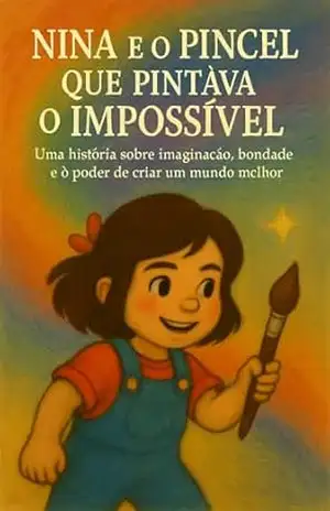 Capa do livro Nina e o pincel que pintava o impossivel - Bernardo  Matusse