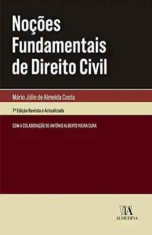 Capa do livro Noções Fundamentais de Direito Civil – 7ª Edição - Mário Júlio de Almeida Costa